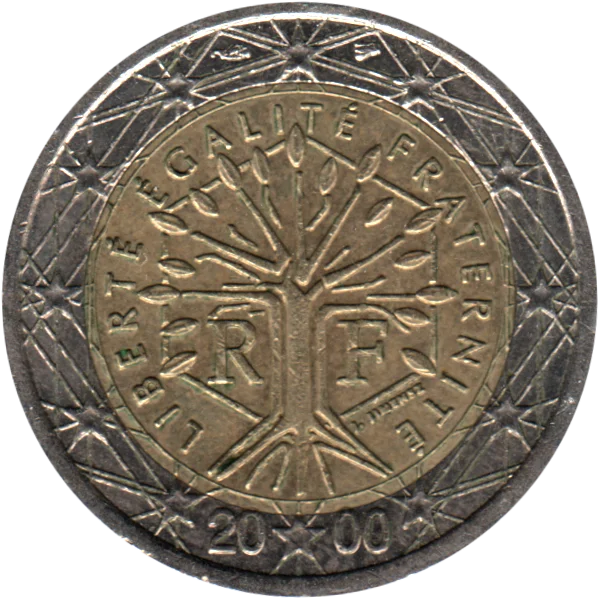 2 Euro, 2000 Obverse