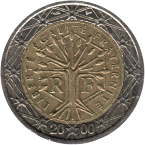 Preview 2 Euro, 2000 obverse