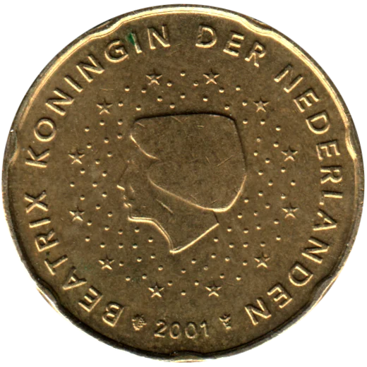 20 cents, 2001 Obverse