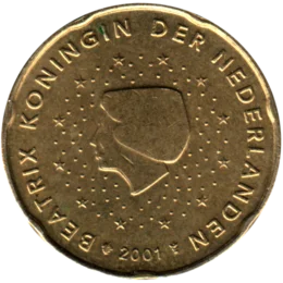 Preview 20 cents, 2001 obverse