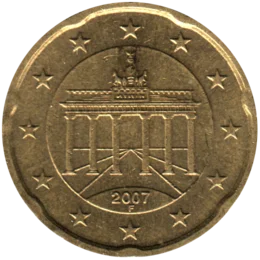 Preview 20 cents, 2007 obverse