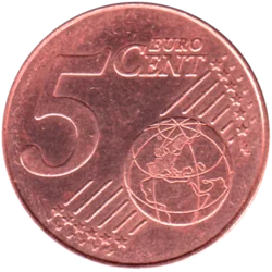 Preview 5 cents, 2024 reverse