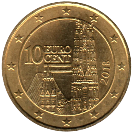 10 cents, 2018 Obverse