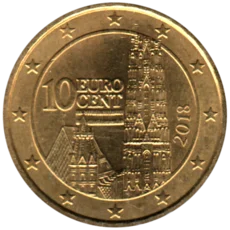 Preview 10 cents, 2018 obverse