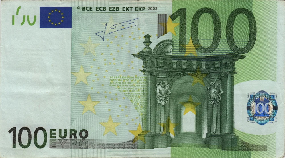 100 Euro, 2002 Obverse