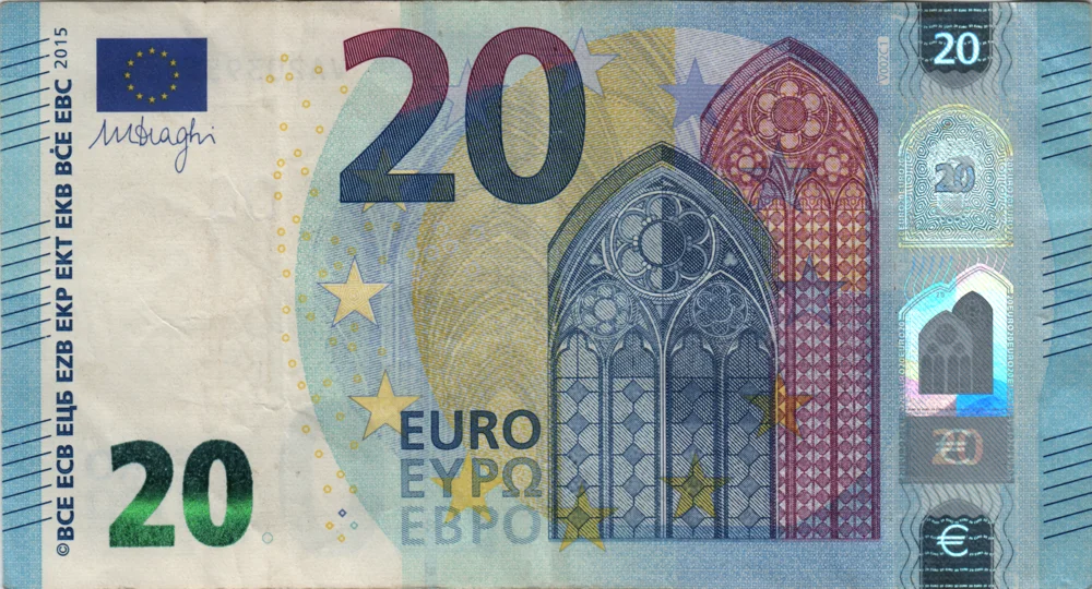 20 Euro, 2015 Obverse