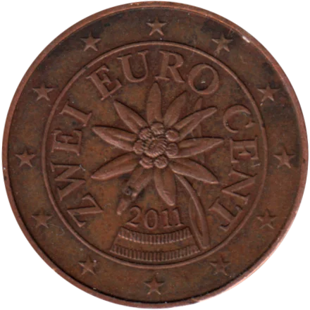 2 cents, 2011 Obverse