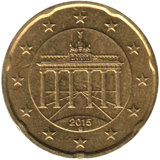 20 cents, 2015 Obverse