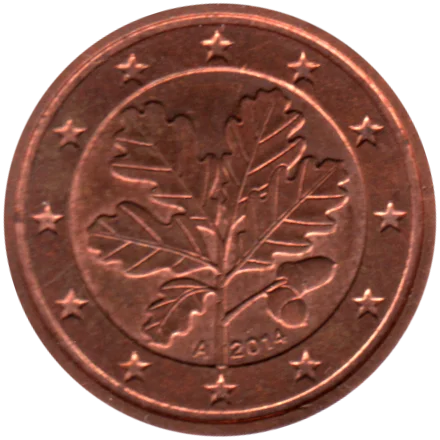 2 cents, 2014 Obverse
