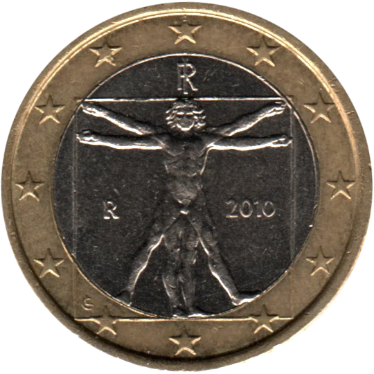 1 Euro, 2010 Obverse