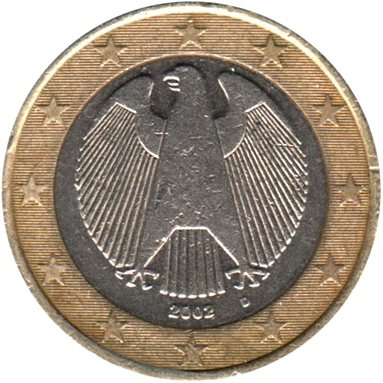 1 Euro, 2002 Obverse