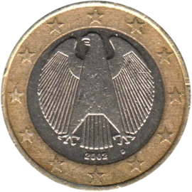 Preview 1 Euro, 2002 obverse