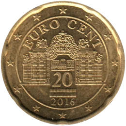 Preview 20 cents, 2016 obverse