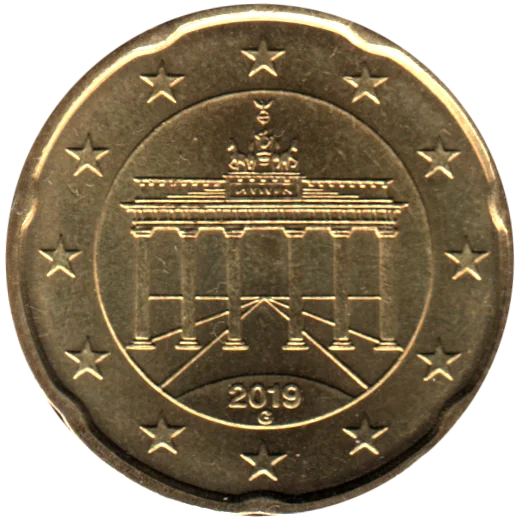 20 cents, 2019 Obverse