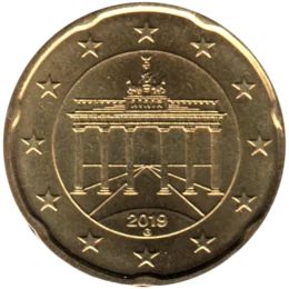 Preview 20 cents, 2019 obverse