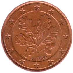 Preview 5 cents, 2005 obverse