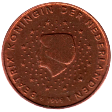 1 cent, 1999 Obverse