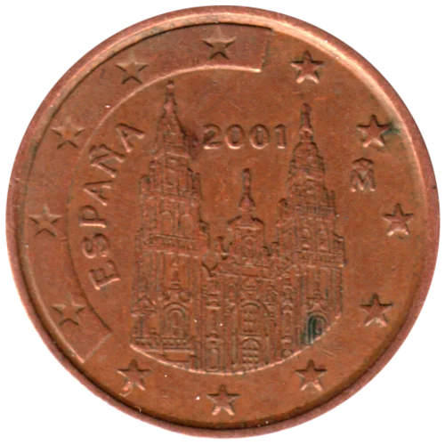 5 cents, 2001 Obverse