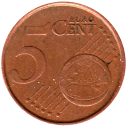 Preview 5 cents, 2001 reverse