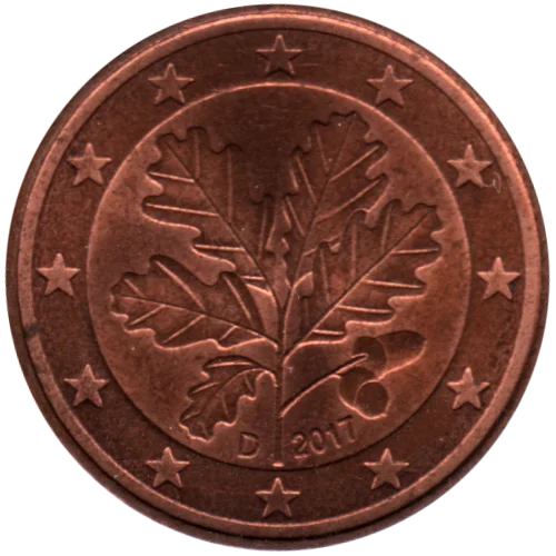 5 cents, 2017 Obverse