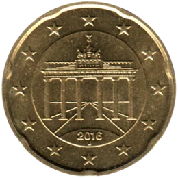 Preview 20 cents, 2016 obverse