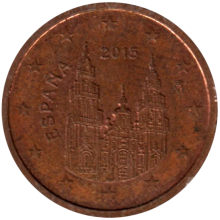 2 cents, 2015 Obverse