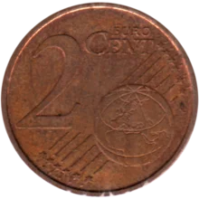 Preview 2 cents, 2015 reverse