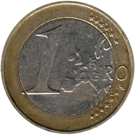 1 Euro, 2002 Reverse