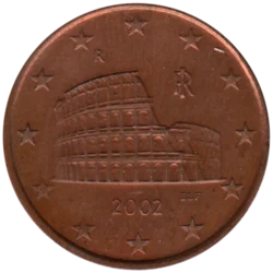 Preview 5 cents, 2002 obverse