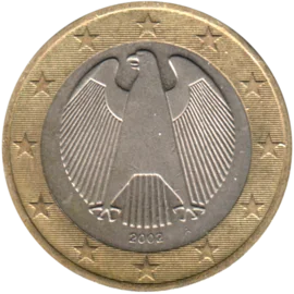Preview 1 Euro, 2002 obverse