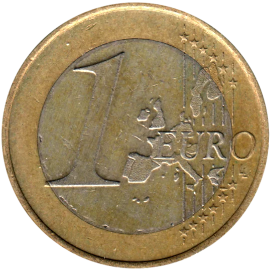 1 Euro, 2002 Reverse