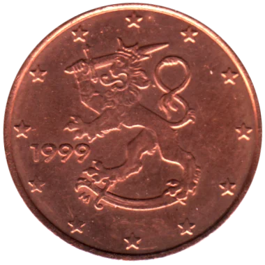 1 cent, 1999 Obverse