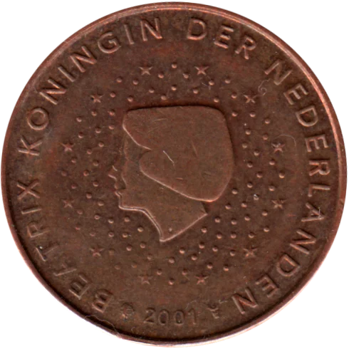 5 cents, 2001 Obverse