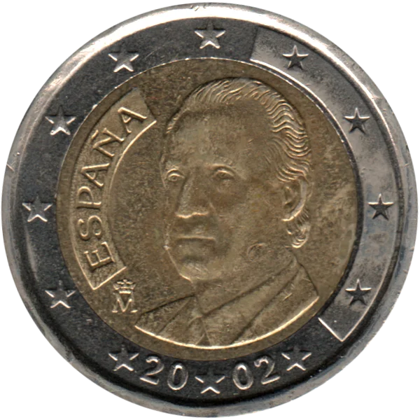 2 Euro, 2002 Obverse