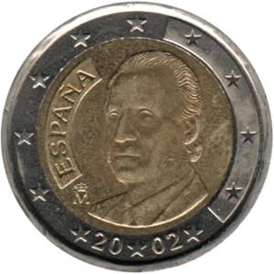 Preview 2 Euro, 2002 obverse