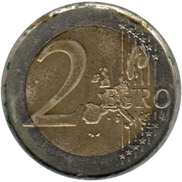 2 Euro, 2002 Reverse