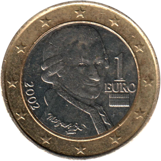 1 Euro, 2002 Obverse