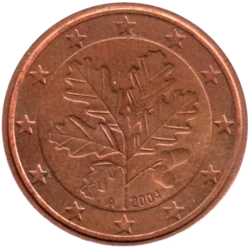 Preview 5 cents, 2004 obverse
