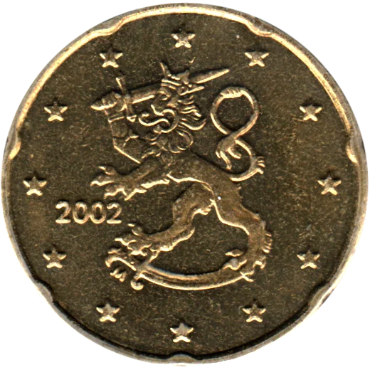 20 cents, 2002 Obverse