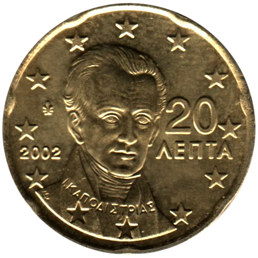 20 cents, 2002 Obverse