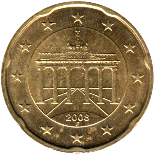 20 cents, 2008 Obverse