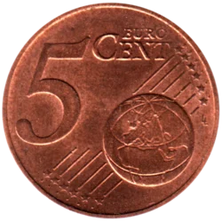 Preview 5 cents, 2013 reverse