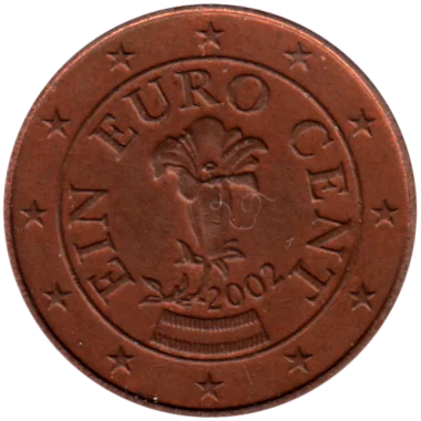 Preview 1 cent, 2002 obverse