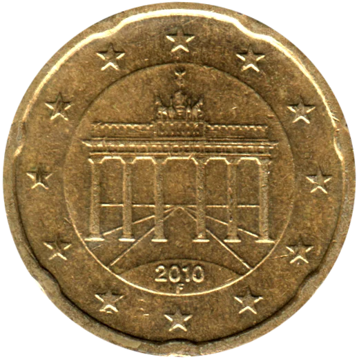 20 cents, 2010 Obverse