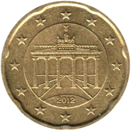 Preview 20 cents, 2012 obverse