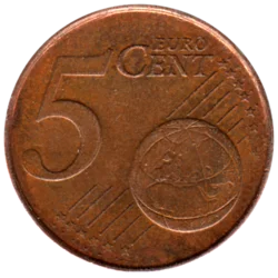 Preview 5 cents, 2000 reverse