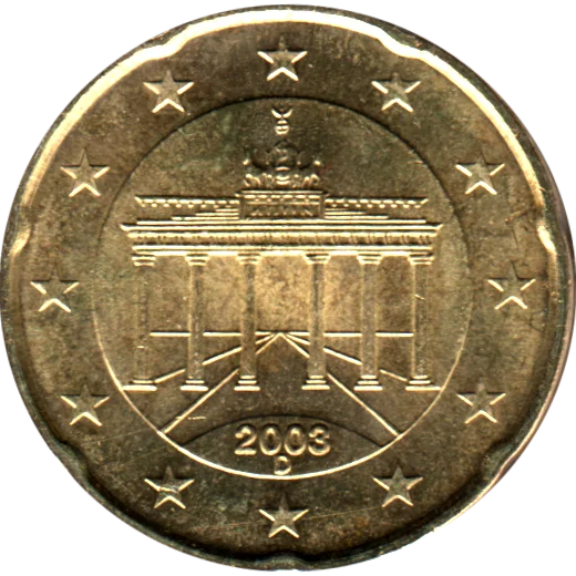 20 cents, 2003 Obverse