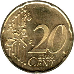 Preview 20 cents, 2003 reverse