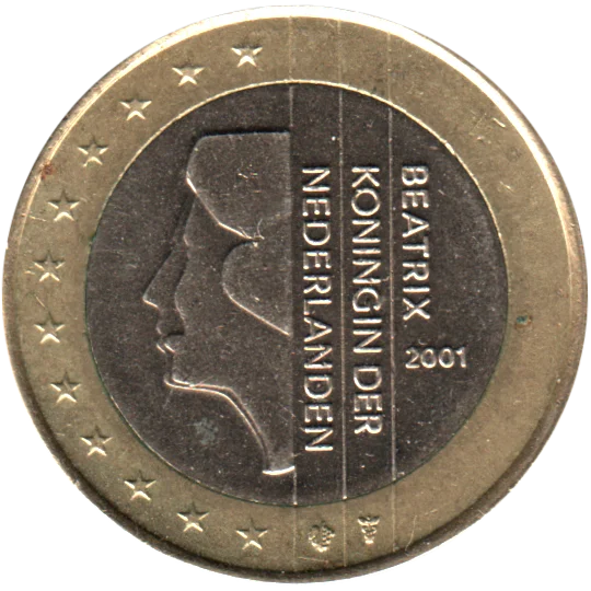 1 Euro, 2001 Obverse