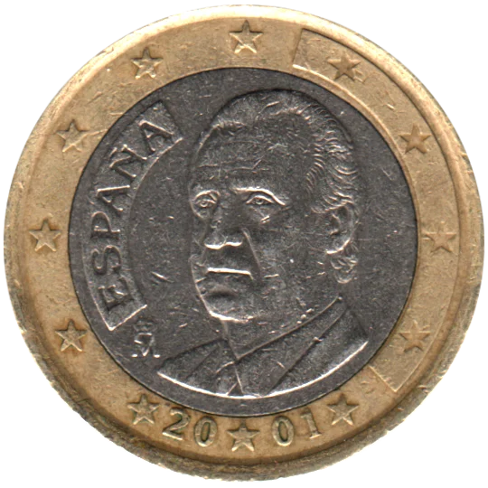 1 Euro, 2001 Obverse
